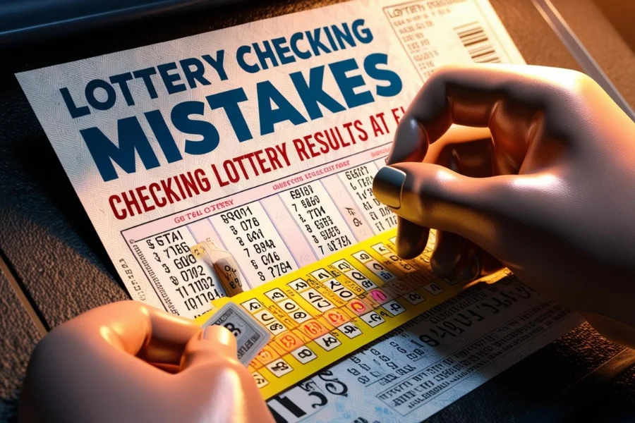 lottery checking mistakes